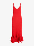 Gigi Women's Dress | Viscose Ribbed Godet, Slim Fit 0