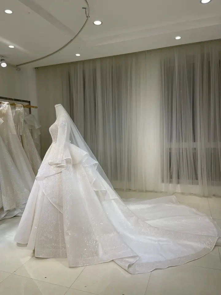 Plus Size Lace Mermaid Wedding Dress