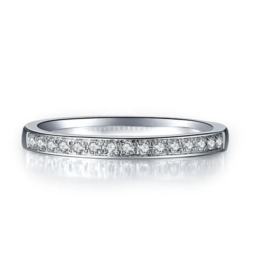 Platinum VVS1 Moissanite Engagement Set