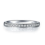 Platinum VVS1 Moissanite Engagement Set