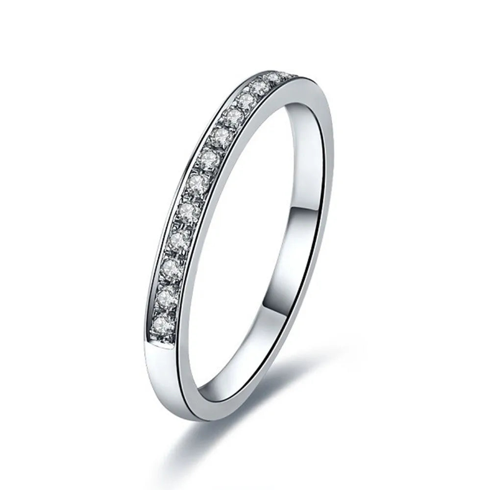 Platinum VVS1 Moissanite Engagement Set