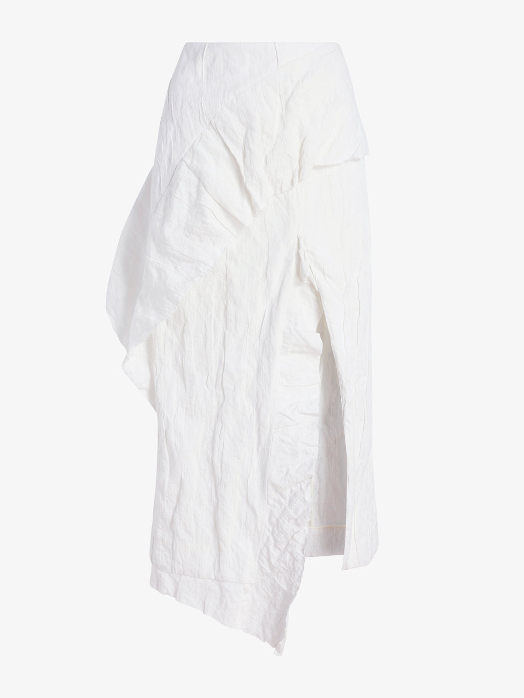 Harmonious Women's Skirt | Memory Cotton, Asymmetrical Drape 0