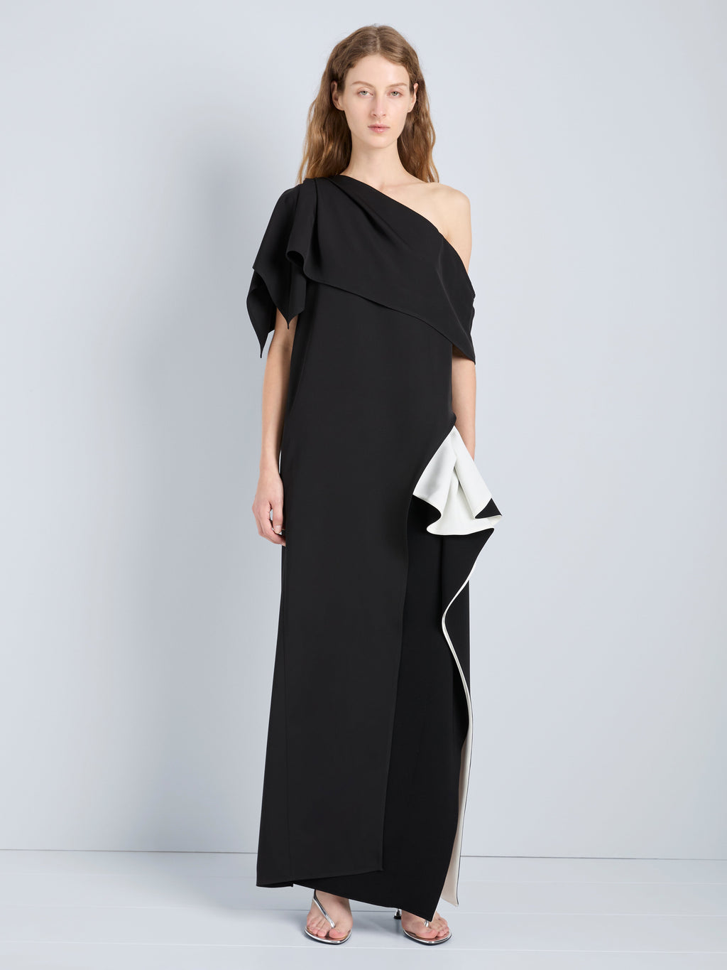Haya Women's Top | One-Shoulder Viscose Twill 5