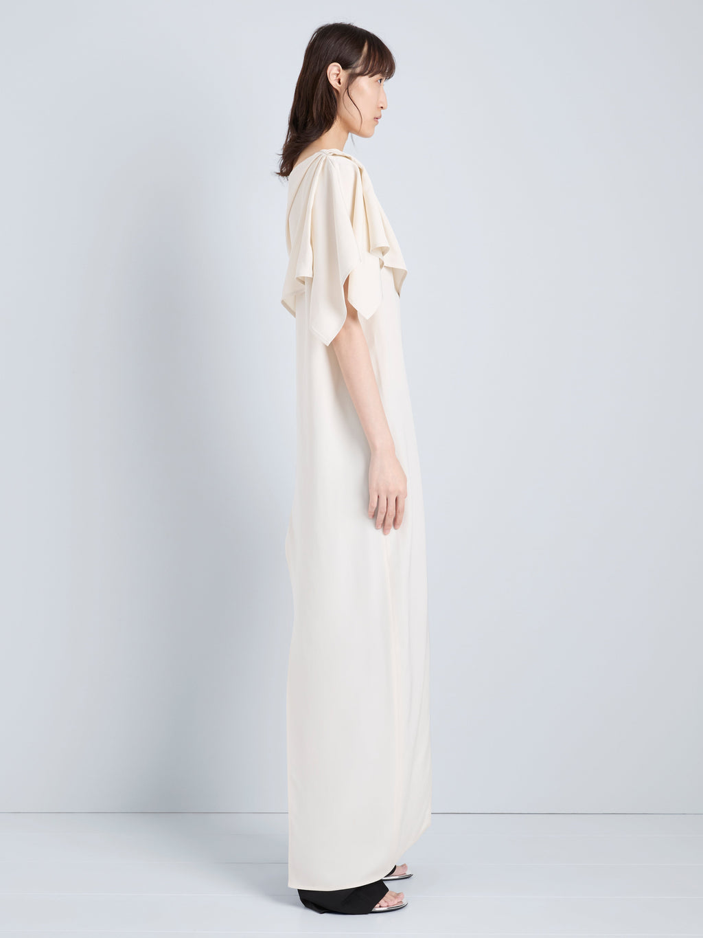 Haya Women's Top | One-Shoulder Viscose Twill, Elegant Going Out Top 2