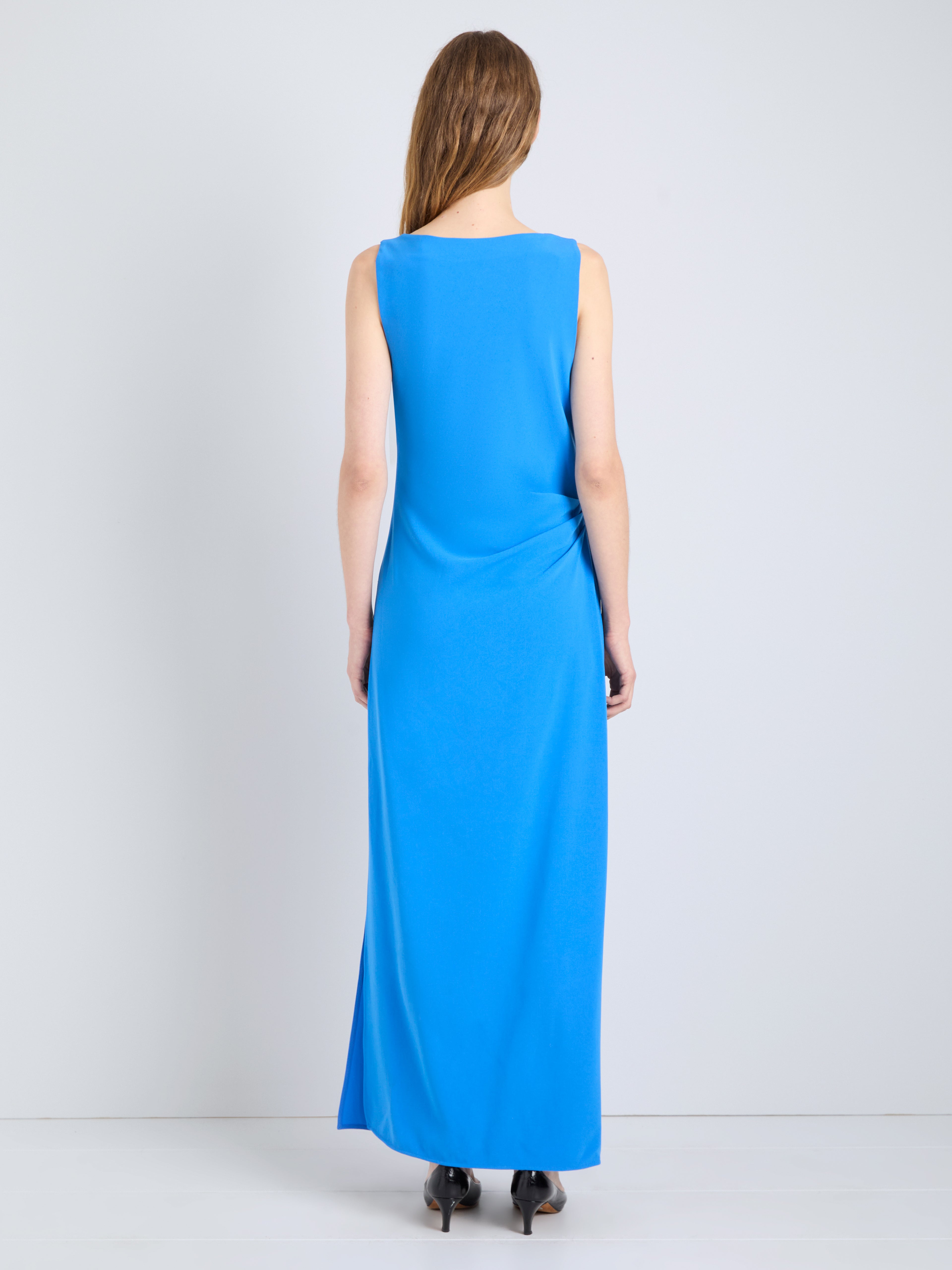 Indria Women's Dress | Matte Double Crepe, Elegant Design 3