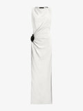 Ivy Women's White Dress | Elegant Matte Double Crepe, Formal Cocktail 0