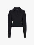 Jade Women's Cashmere Sweater | Eco Cashmere Blend, Polo Style 0
