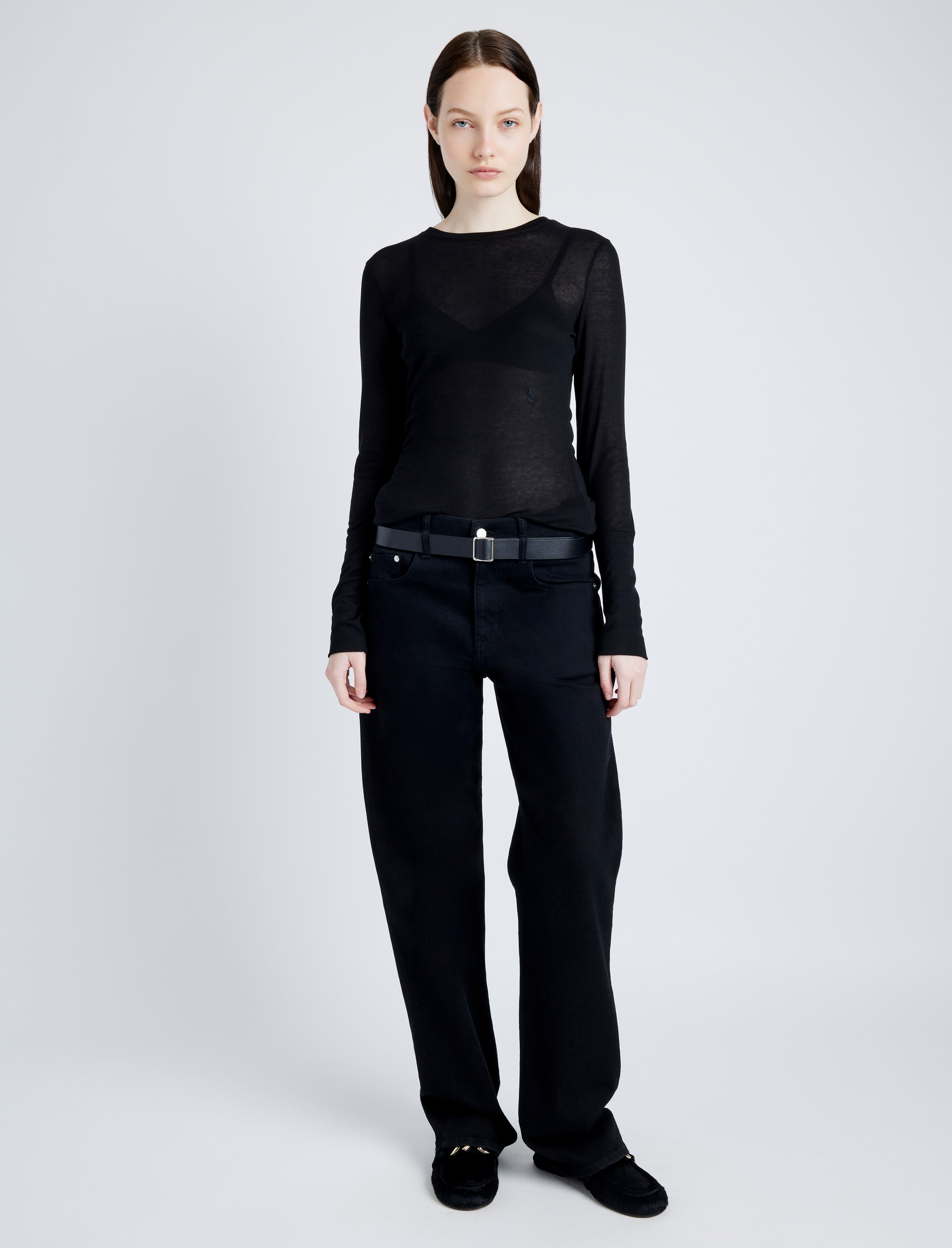 Kara Women's Top | Sheer Slub Jersey, Lightweight 2