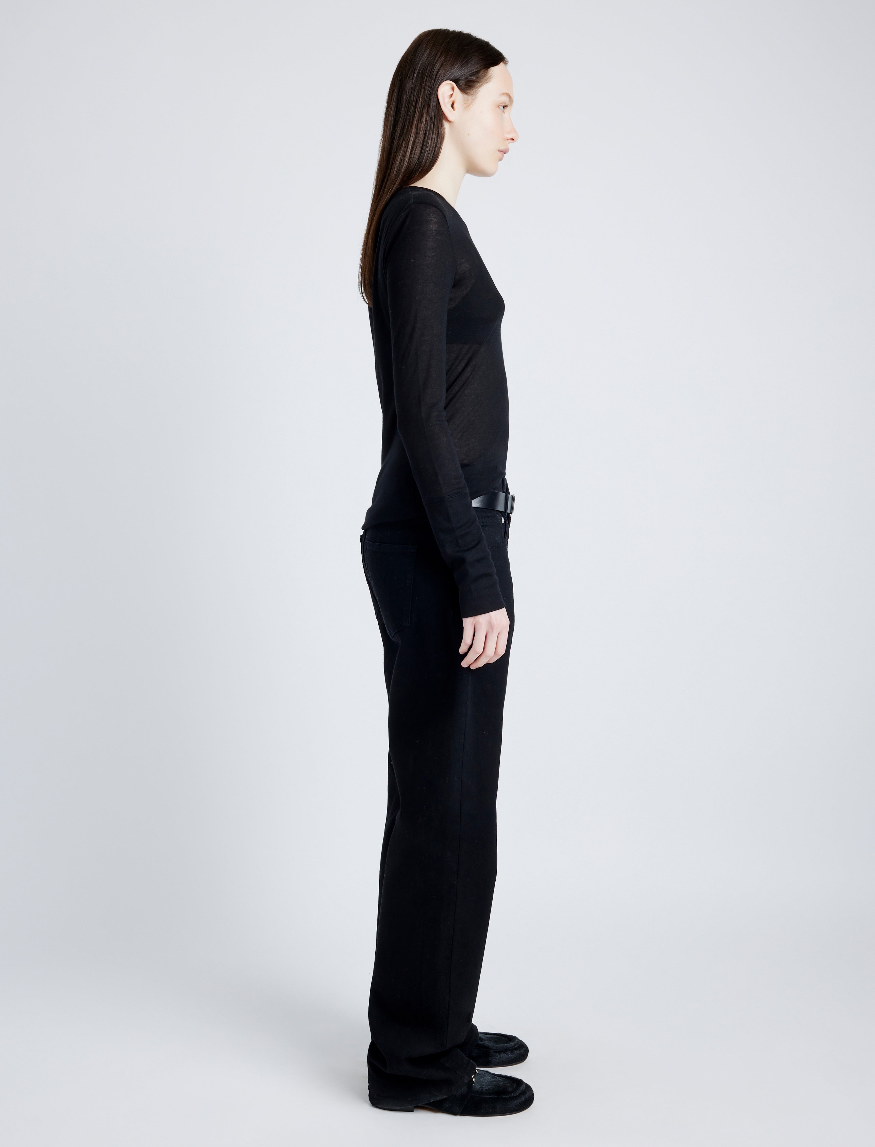 Kara Women's Top | Sheer Slub Jersey, Lightweight 3