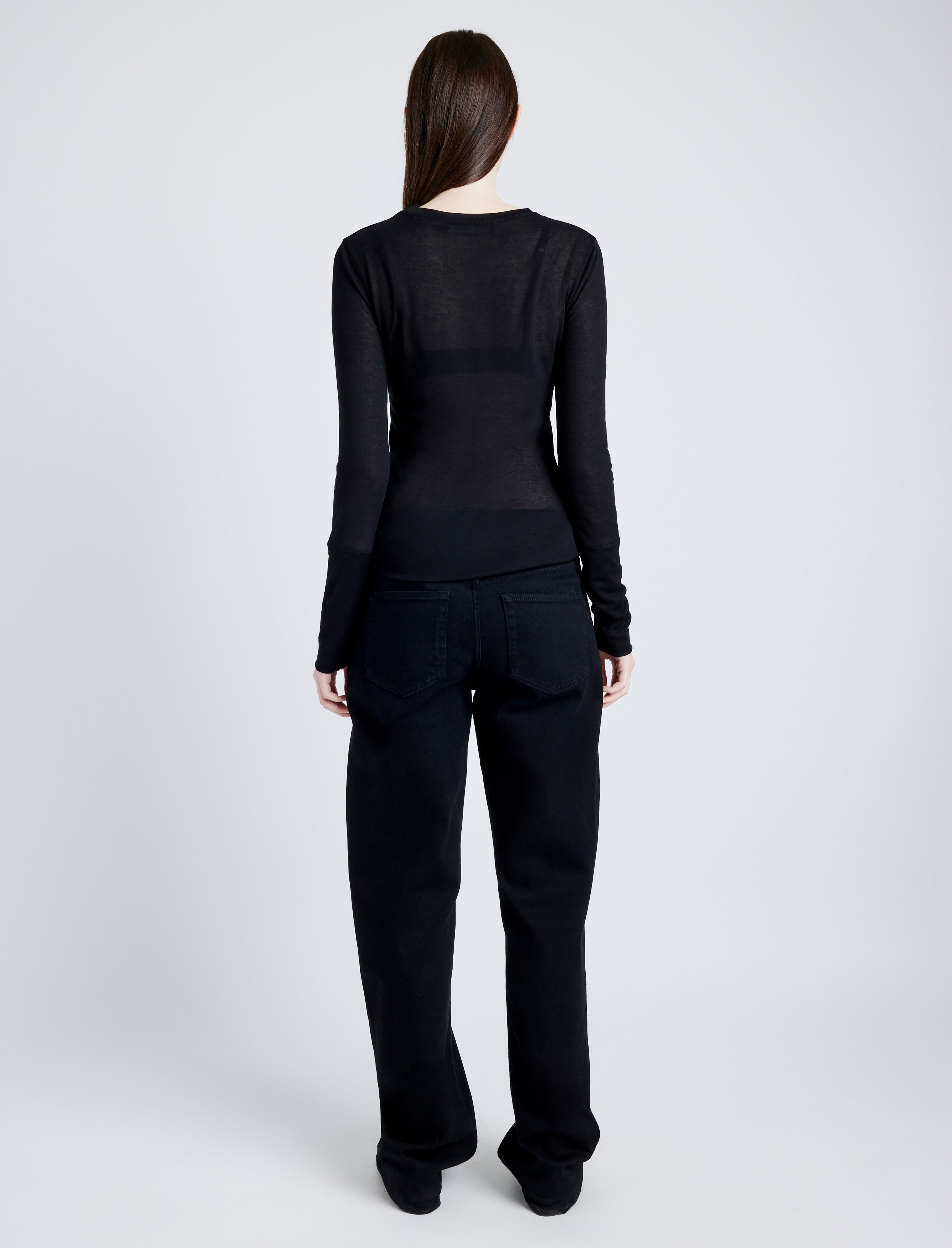 Kara Women's Top | Sheer Slub Jersey, Lightweight 4