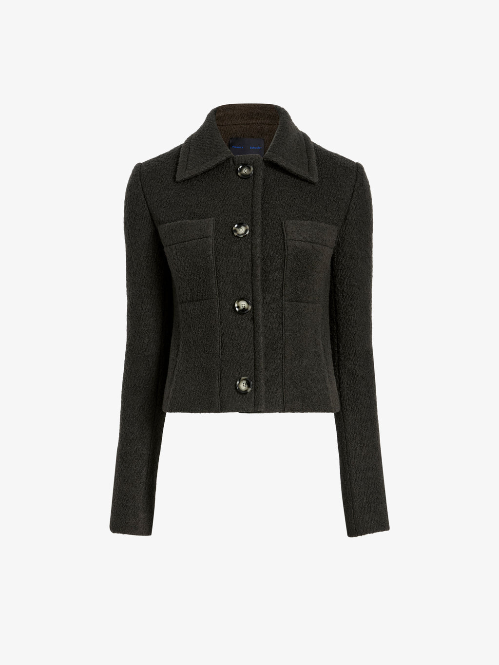 Kinsley Women's Jacket | Boucle Twill Suiting, Slim Fit 0