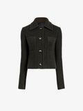 Kinsley Women's Jacket | Boucle Twill Suiting, Slim Fit 0