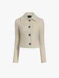 Kinsley Women's Jacket | Boucle Twill, Slim Fit 0