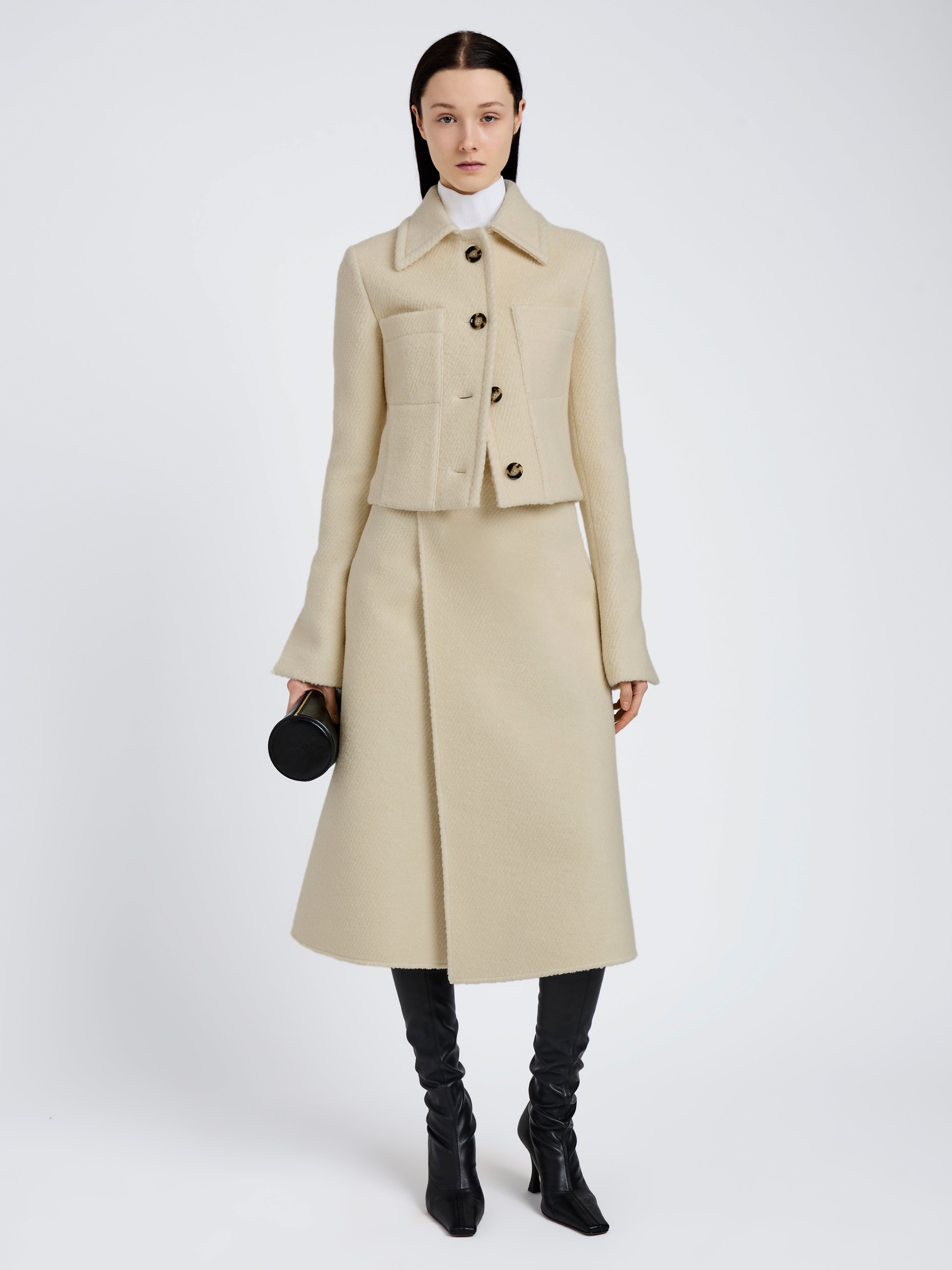Kinsley Women's Jacket | Boucle Twill, Slim Fit 2