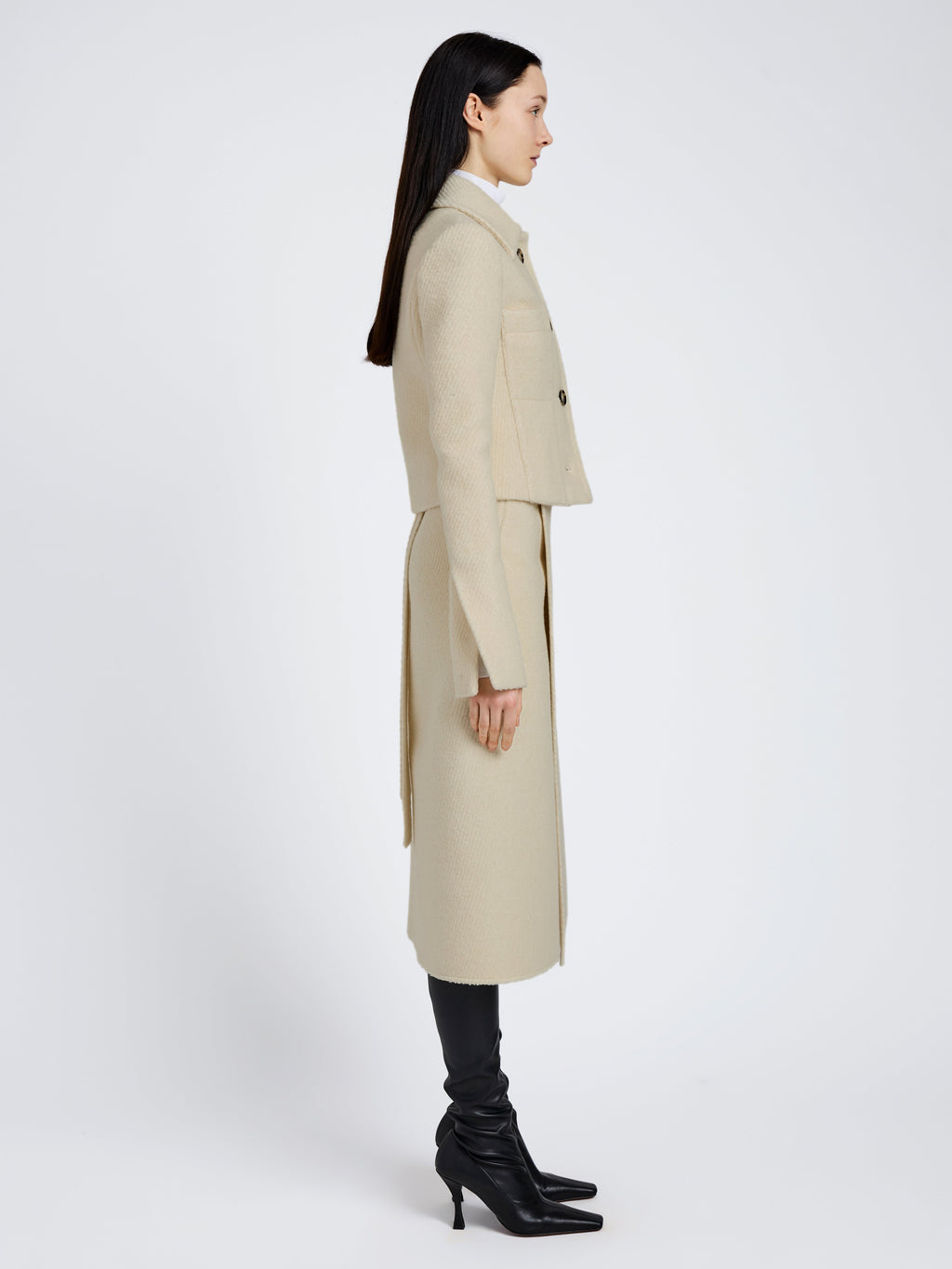Kinsley Women's Jacket | Boucle Twill, Slim Fit 3