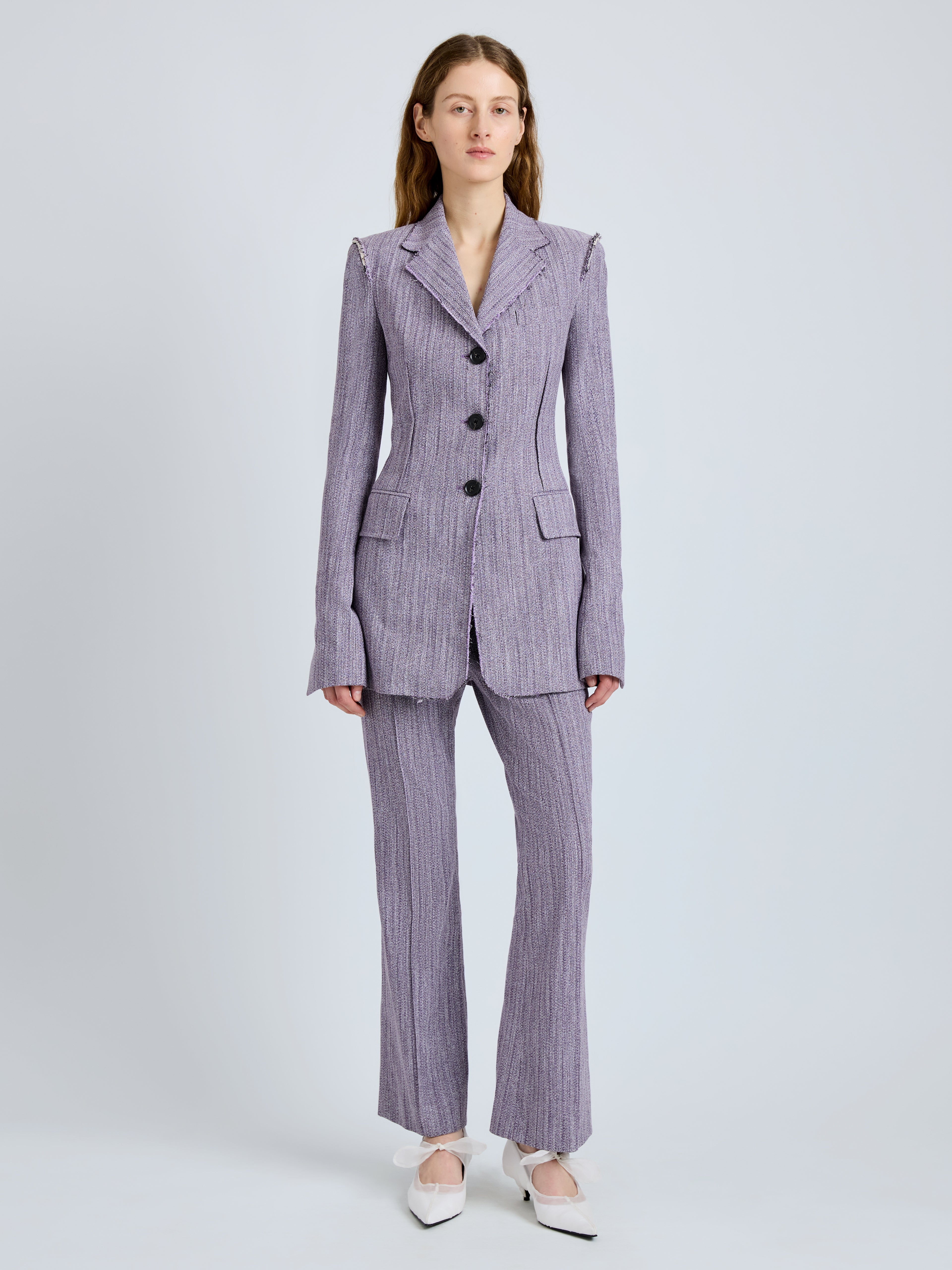 Lorenza Women's Pant | Tailored Fit, Aubergine 1