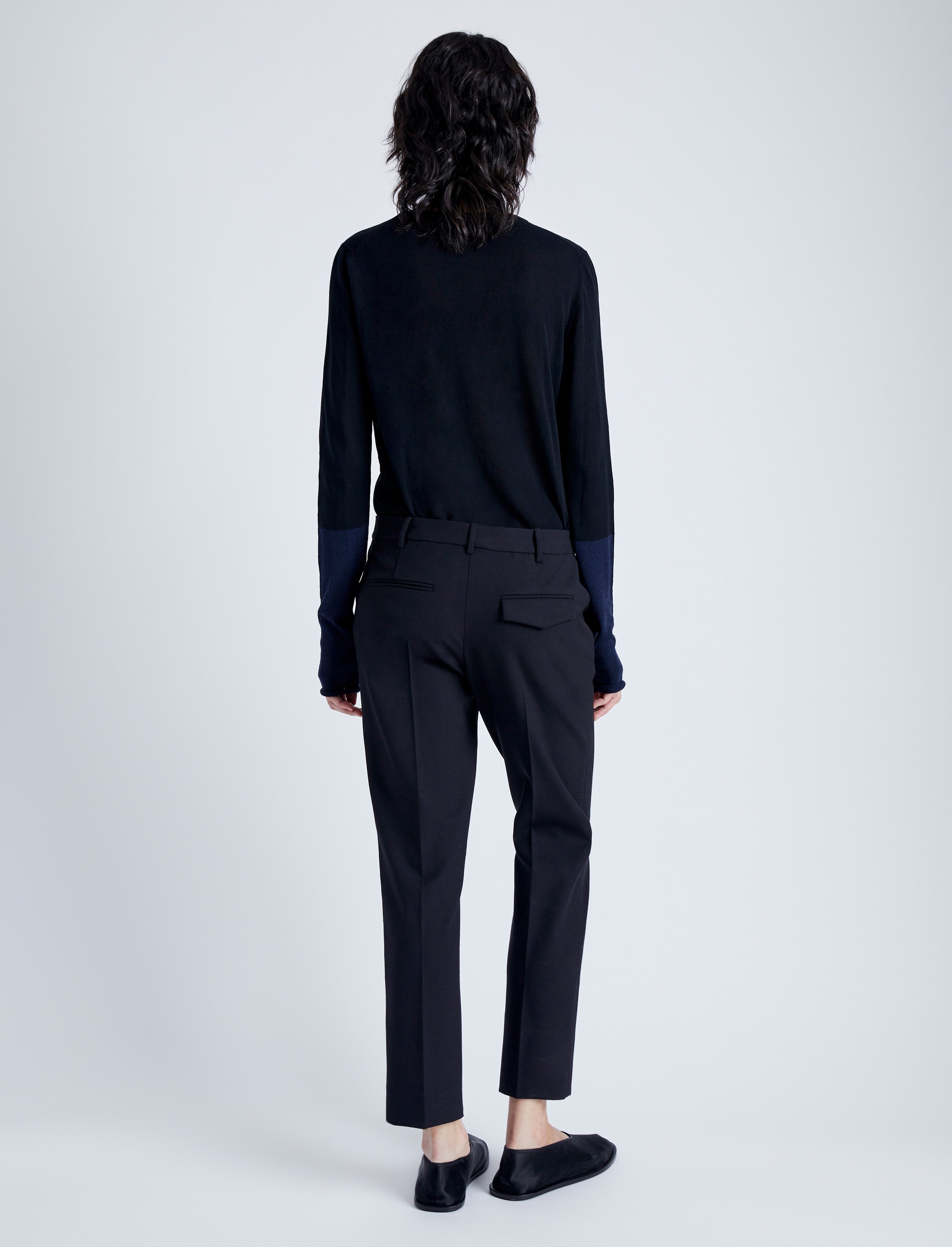 Milo Women's Pants | Tropical Wool, Cropped Hem 3