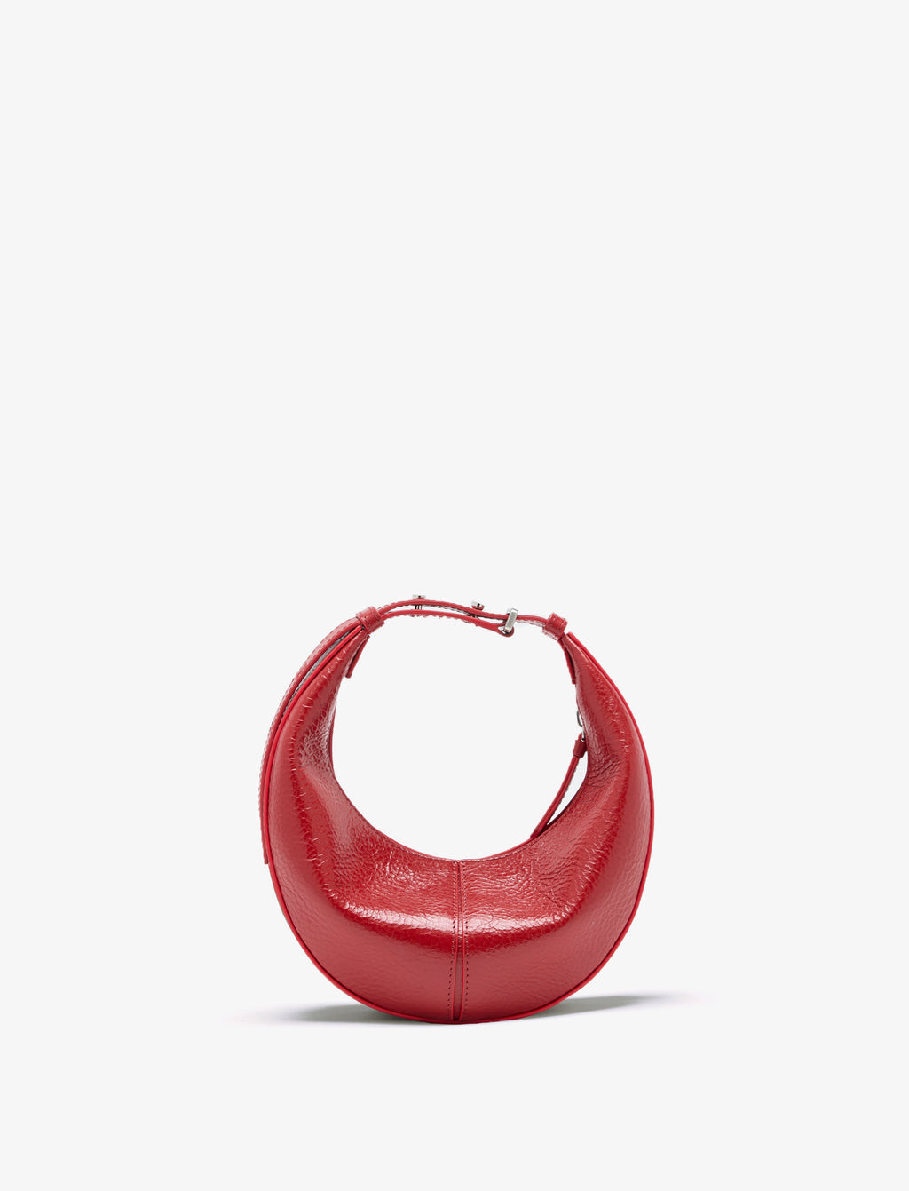 Mina Women's Handbag | Shiny Calf Leather, Adjustable Strap 2