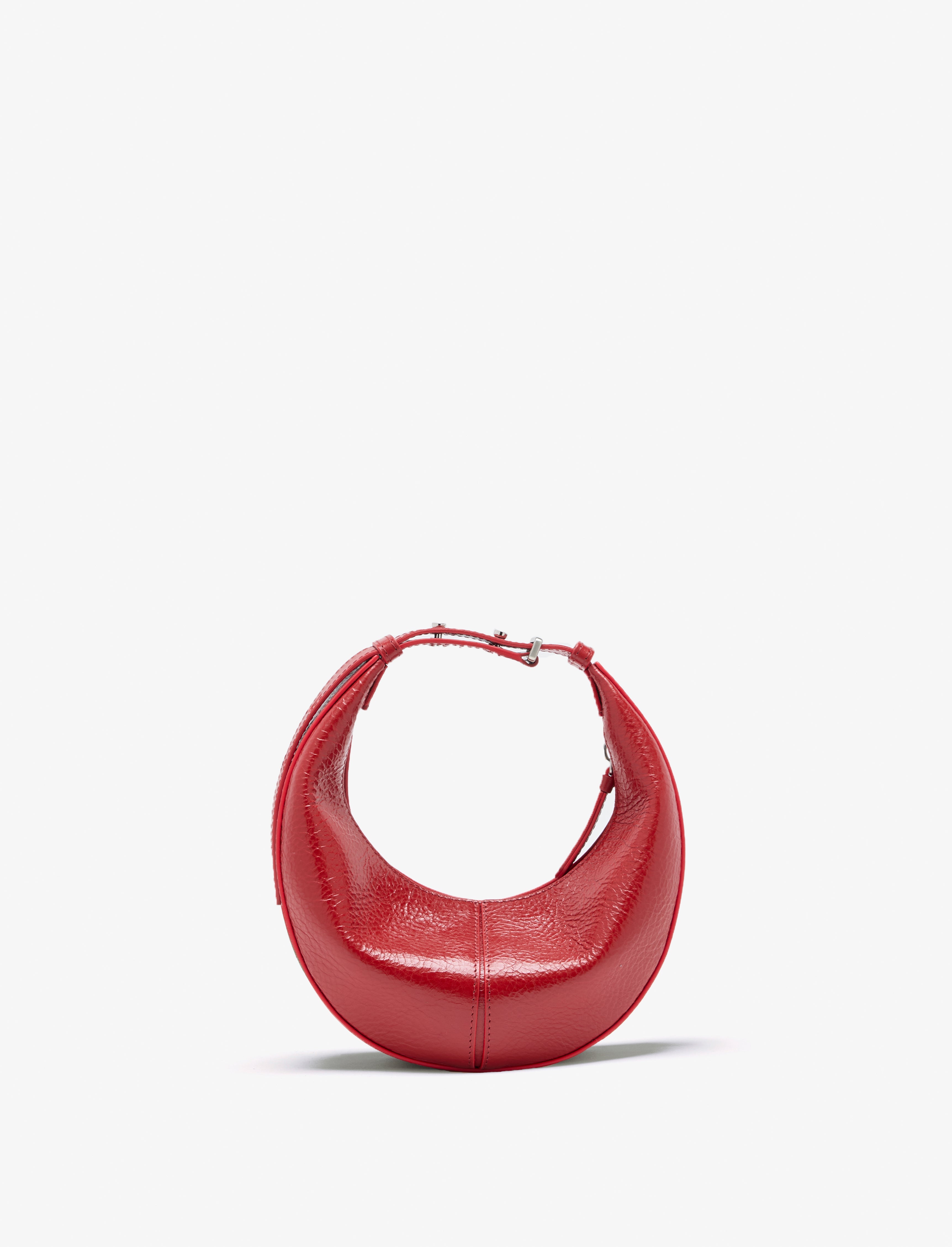 Mina Women's Handbag | Shiny Calf Leather, Adjustable Strap 2