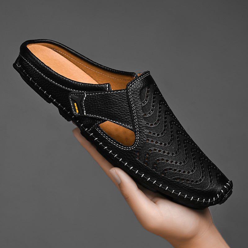 Sandales Homme Fermées à Bout Fermé – Confort Décontracté et Respirant