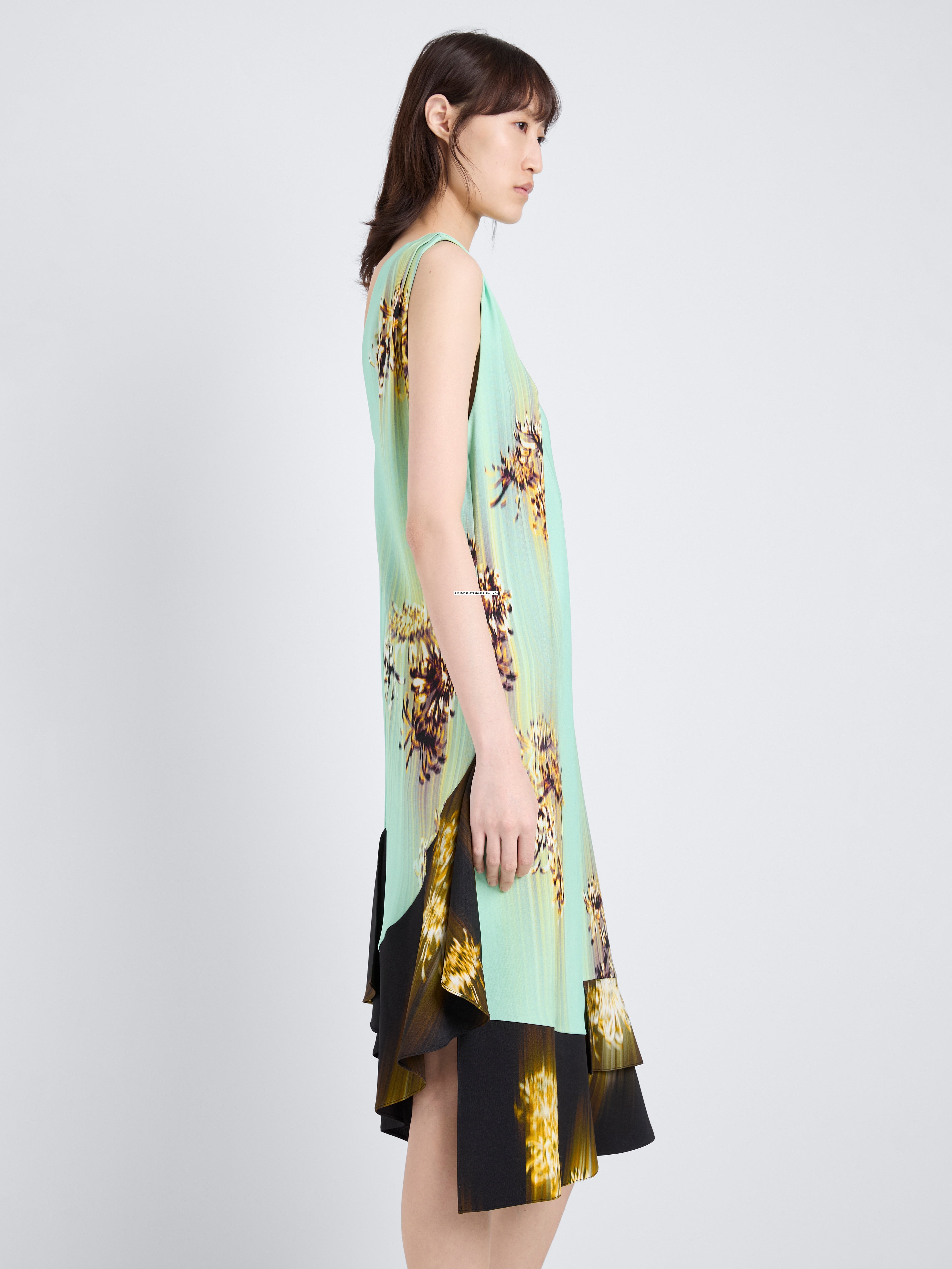 Rhetta Women's Dress | Floral Printed Viscose Cady 4
