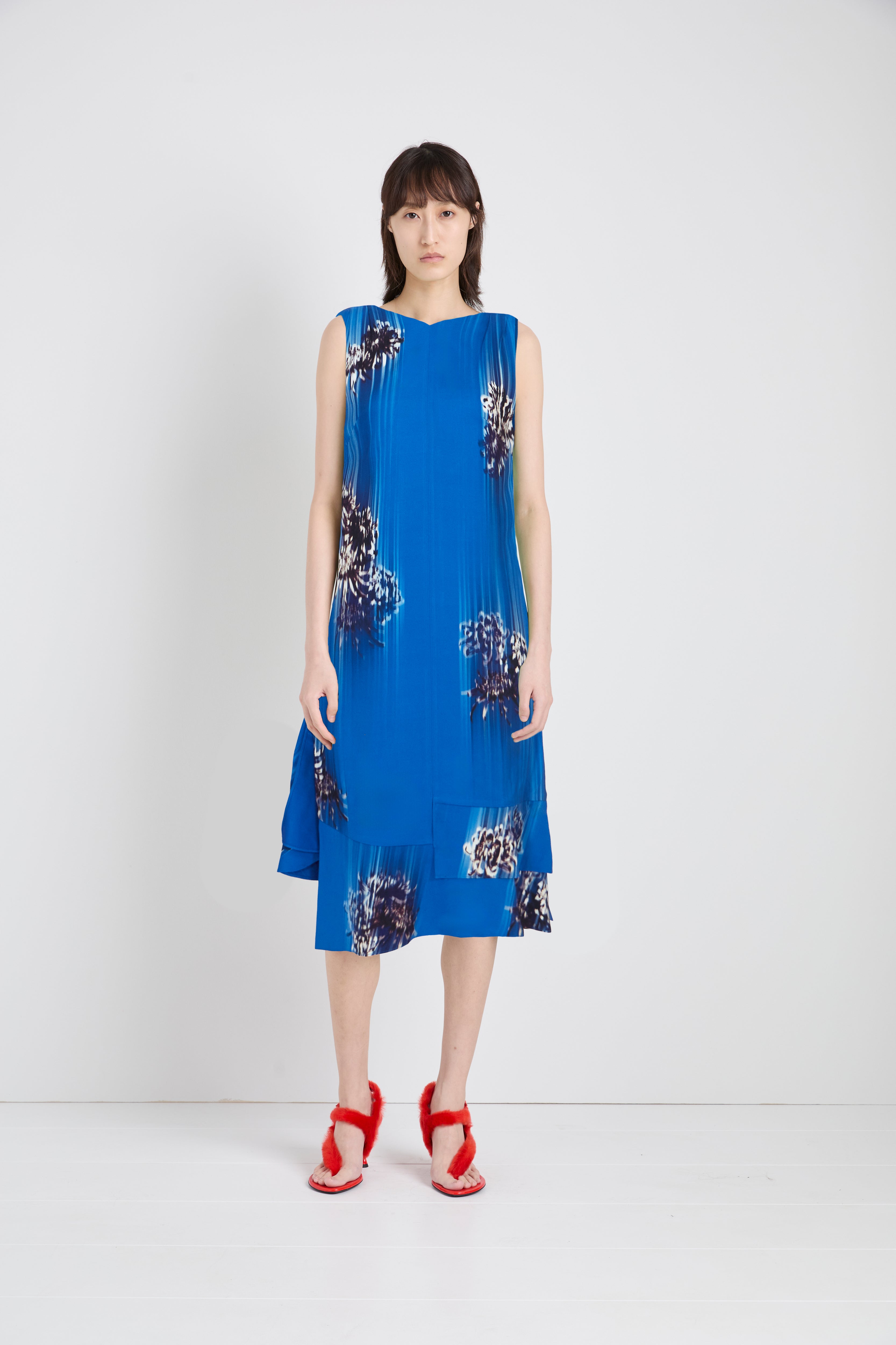 Rhetta Women's Dress | Floral Printed Viscose Cady, Summer Style 1