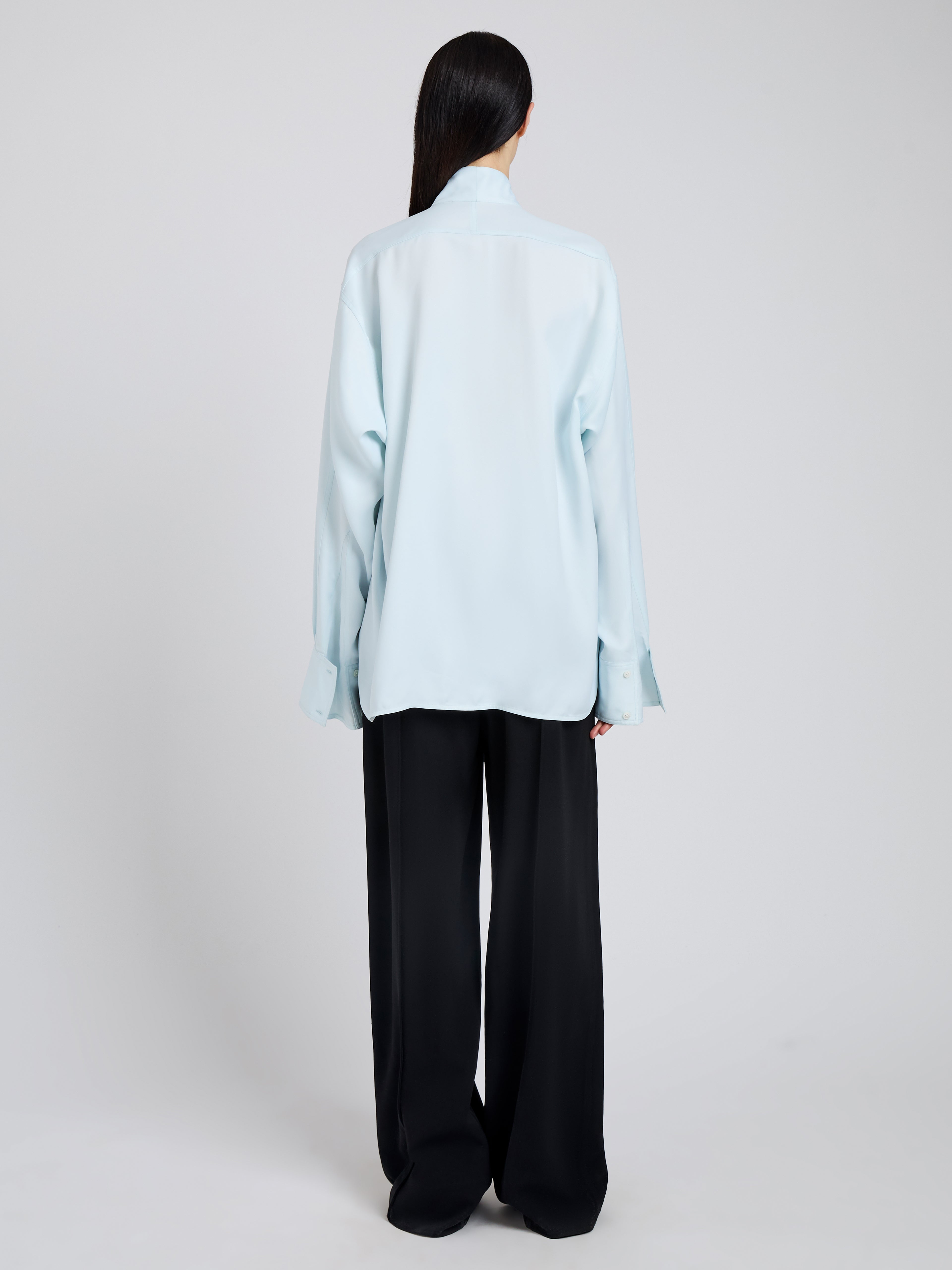 Ricky Women's Top | Relaxed Viscose Gabardine 4