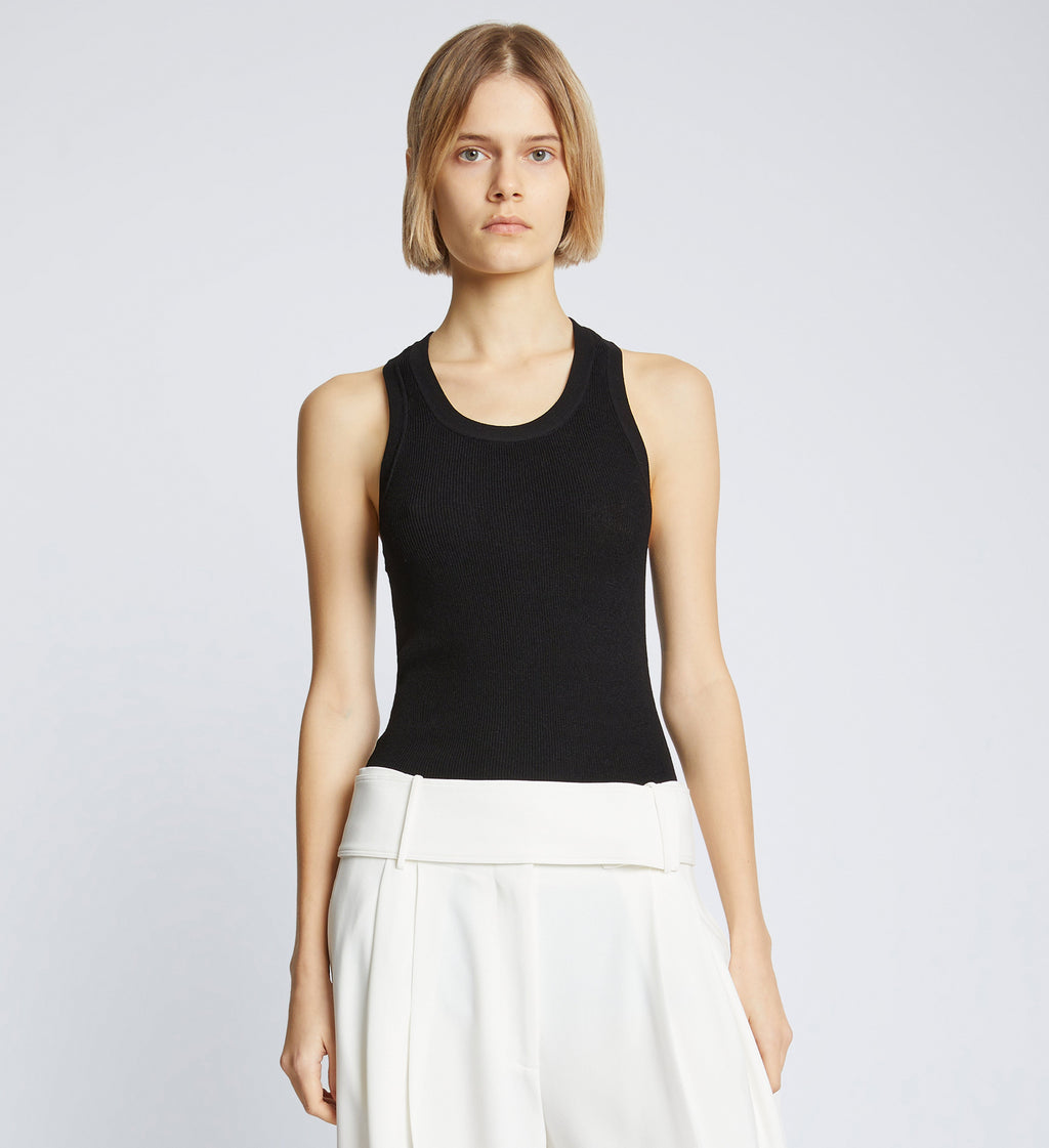 Riley Women's Tank Top | Matte Viscose Rib, Slim Fit 1