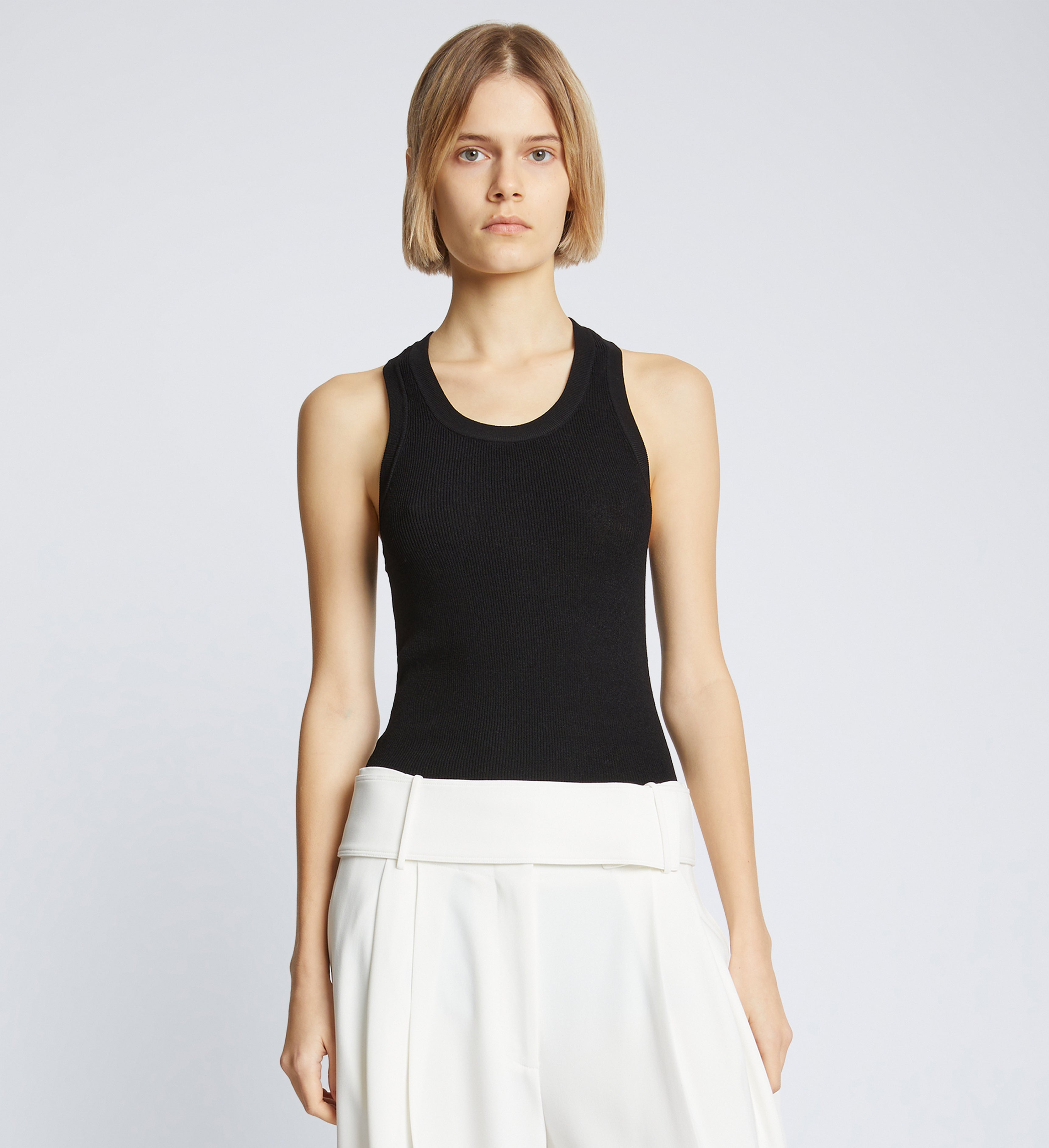 Riley Women's Tank Top | Matte Viscose Rib, Slim Fit 1