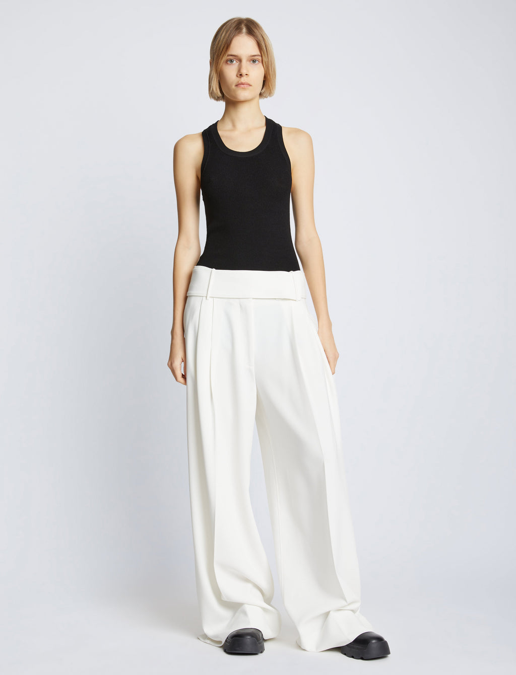 Riley Women's Tank Top | Matte Viscose Rib, Slim Fit 2