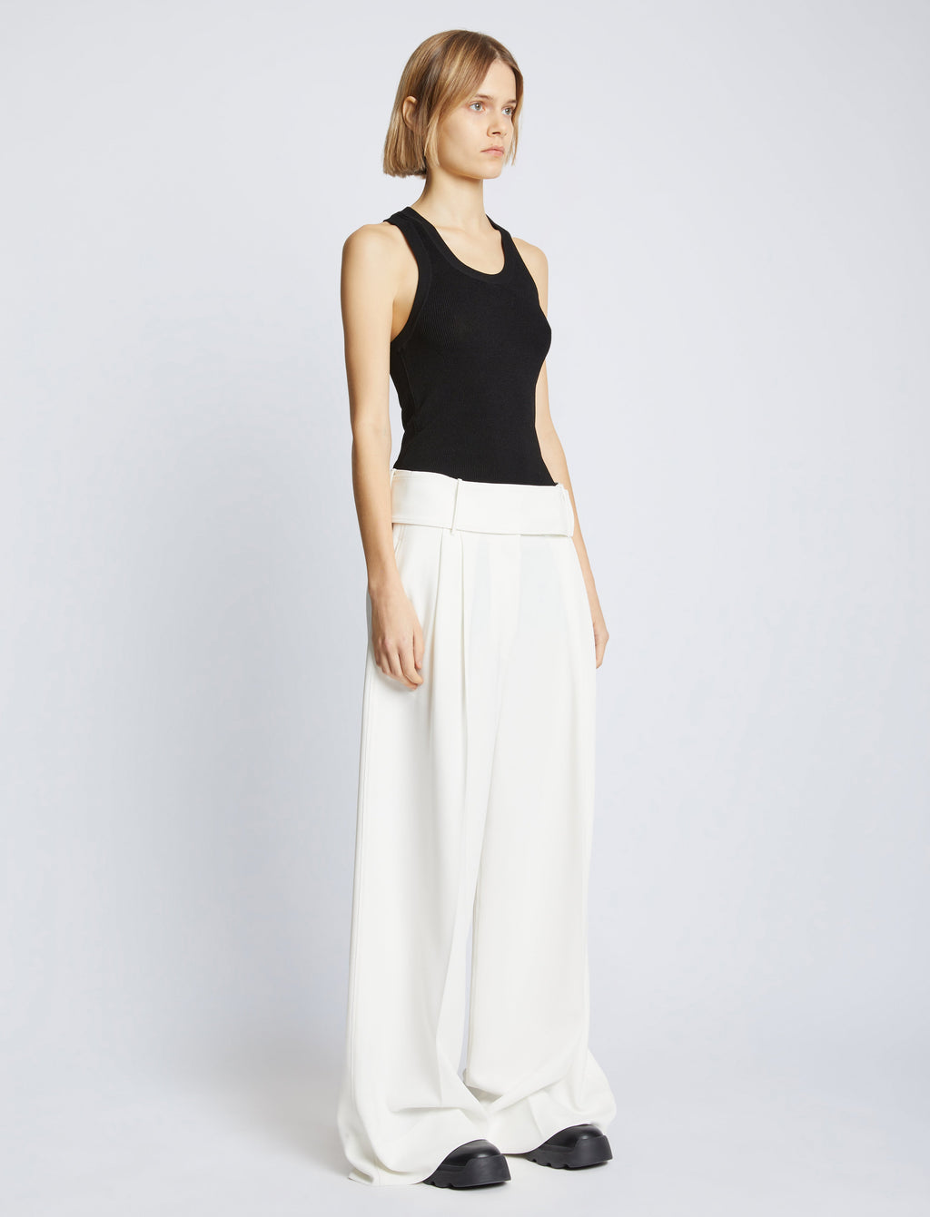 Riley Women's Tank Top | Matte Viscose Rib, Slim Fit 3