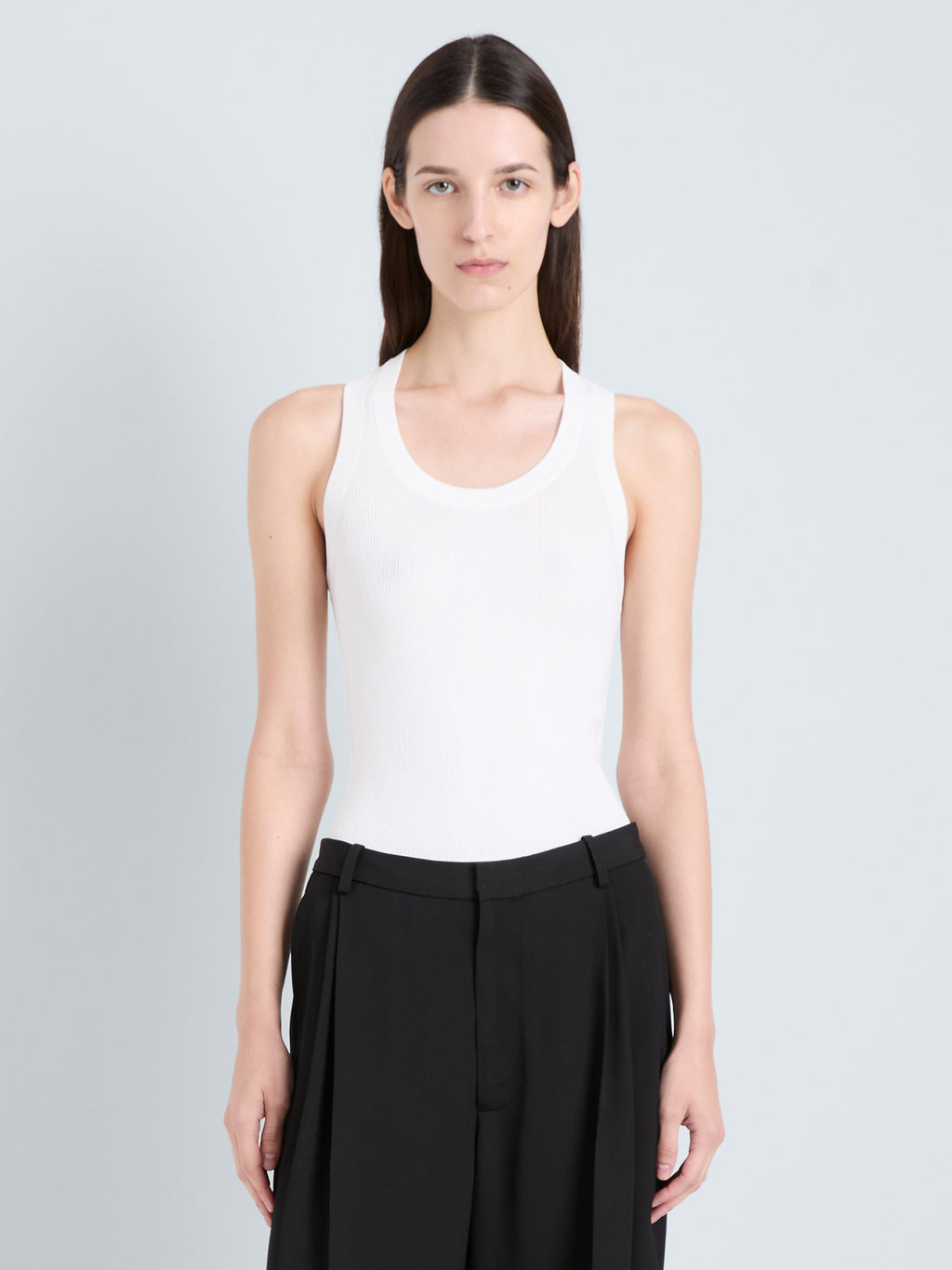 Riley Women's Tank Top | Slim Fit Matte Viscose Rib 1