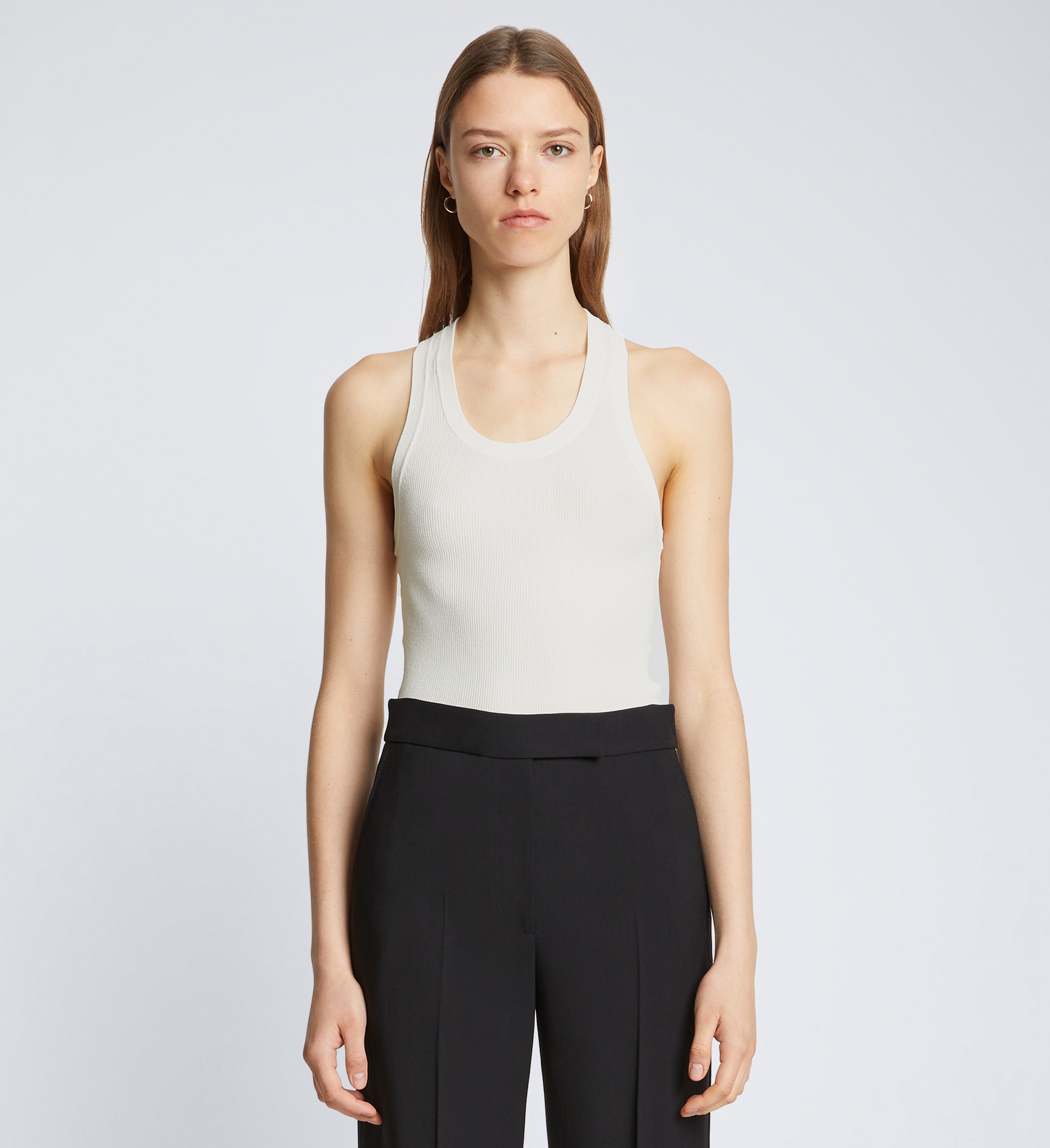 Rita Women's Tank Top | Matte Viscose Rib, Slim Fit 1