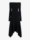 Romi Women's Black Dress | Textured Sculpted Viscose, Slim Fit 0