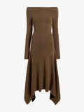 Romi Women's Dress | Textured Sculpted Viscose, Slim Fit 0