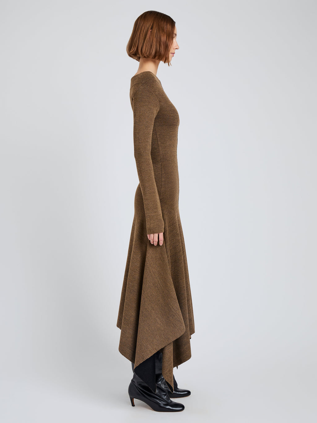 Romi Women's Dress | Textured Sculpted Viscose, Slim Fit 2