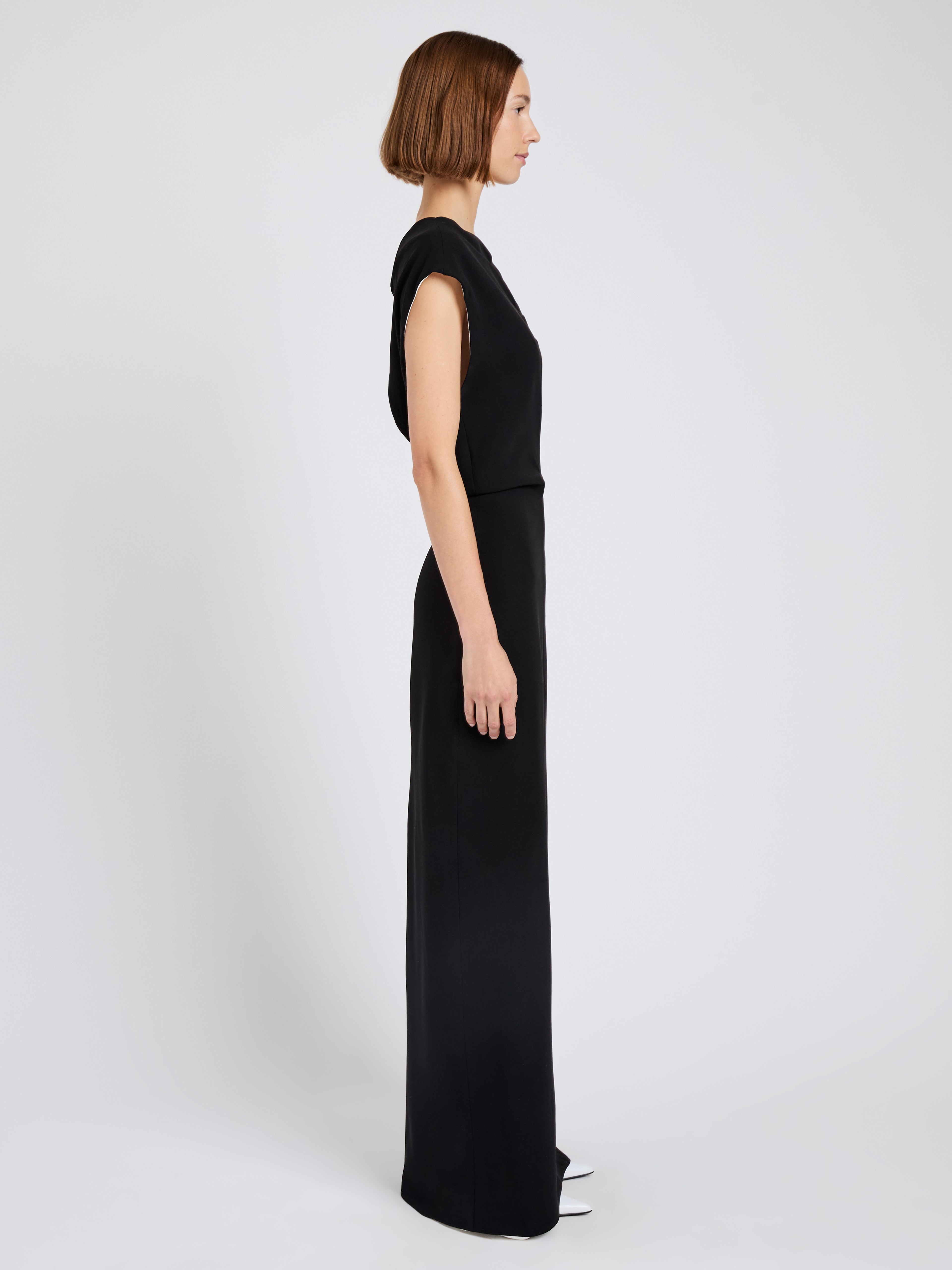 Rosa Women's Dress | Light Double Crepe, Off-Shoulder Design 2