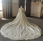 Custom Beaded Mermaid Wedding Dress