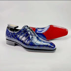 Men's Crocodile Pattern Dress Shoes