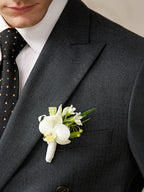 Luxury Wool Double-Breasted Suit Set