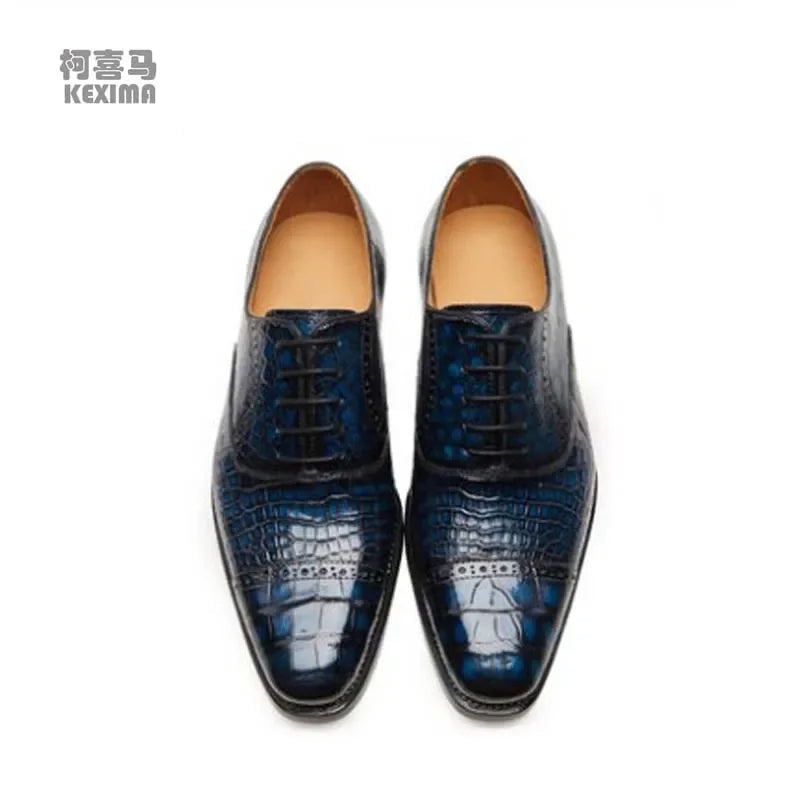 Men's Leather Lace-Up Formal Shoes