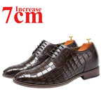 Luxury 7cm Height-Increasing Oxford Shoes