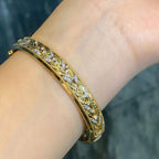 18K Gold Diamond Jewelry Set