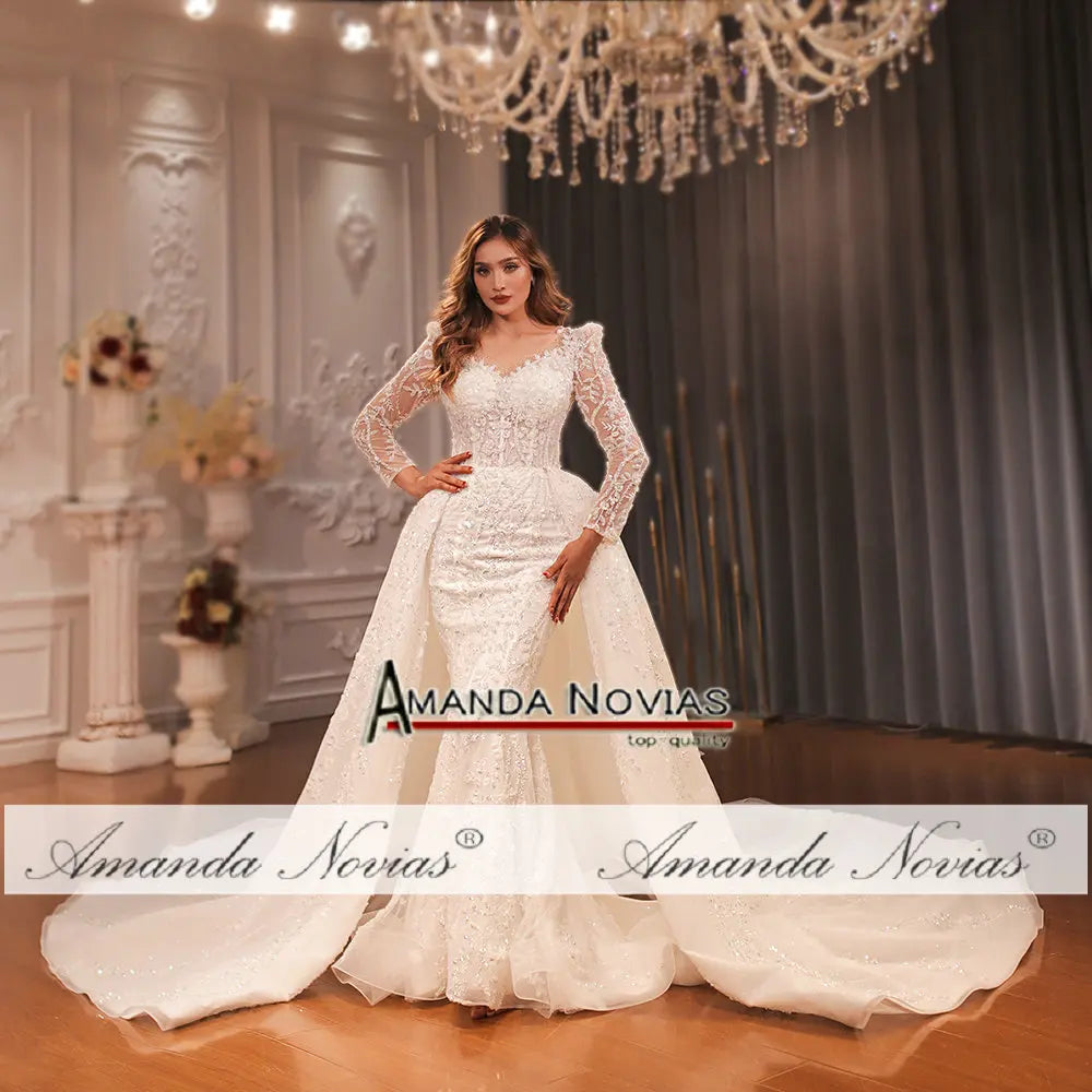 Custom 2-in-1 Wedding Dress Sleeves