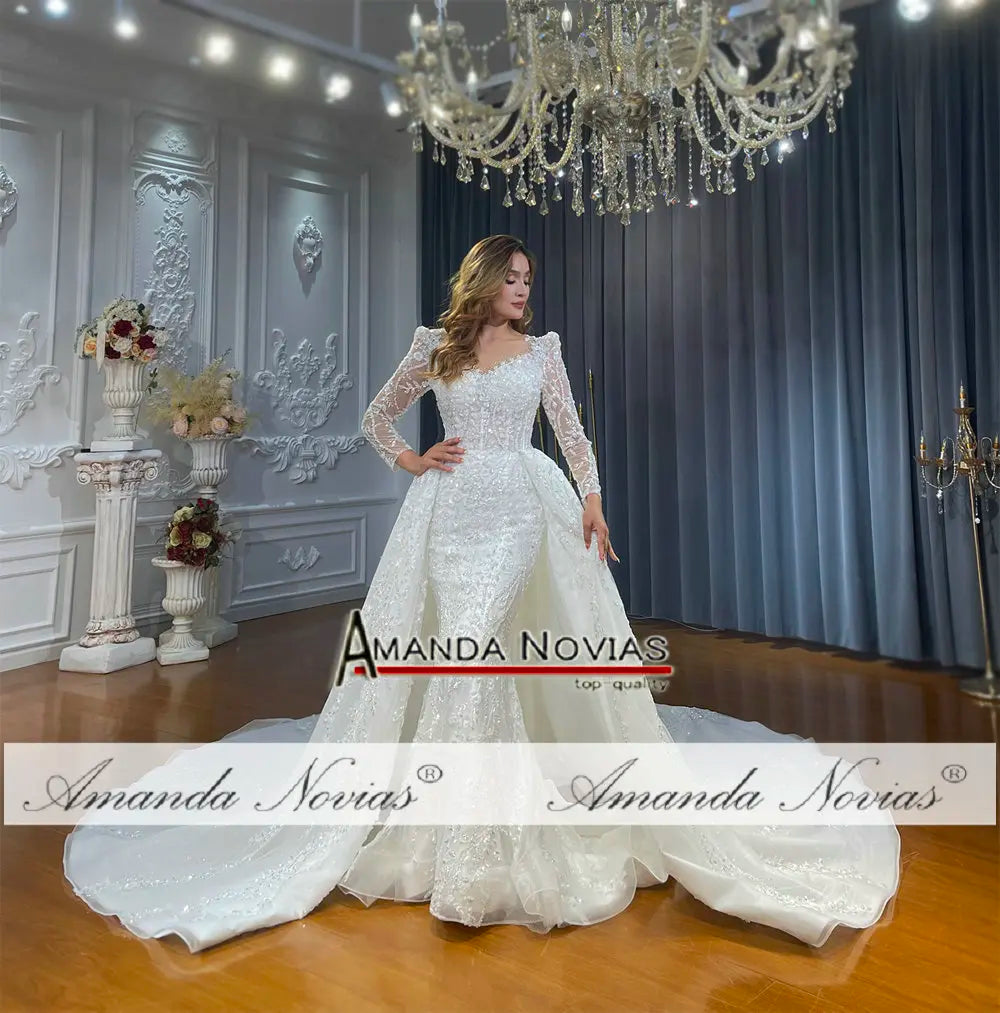 Custom 2-in-1 Wedding Dress Sleeves