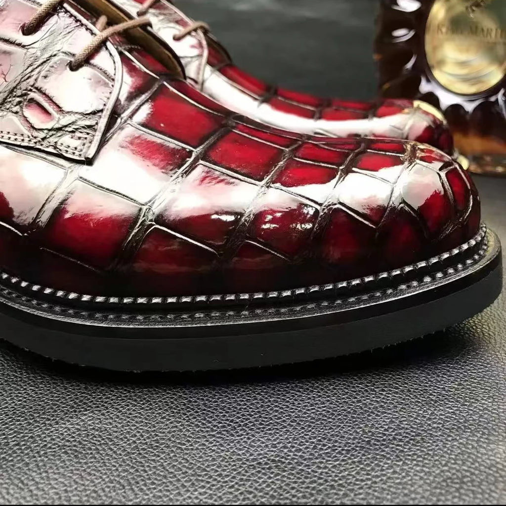 Men's Premium Crocodile Dress Shoes