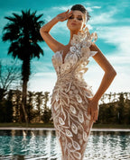Luxury Mermaid Wedding Dress Applique