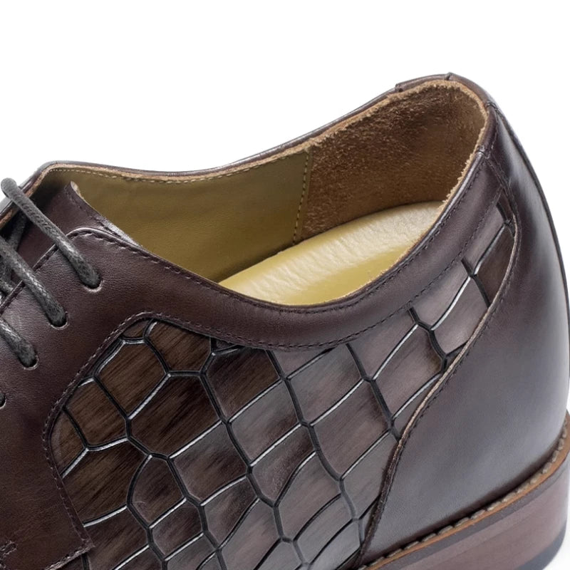 Luxury 7cm Height-Increasing Oxford Shoes