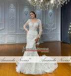 2-in-1 Mermaid Bridal Gown with Detachable Train