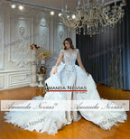 Luxury 2-in-1 Mermaid Wedding Dress